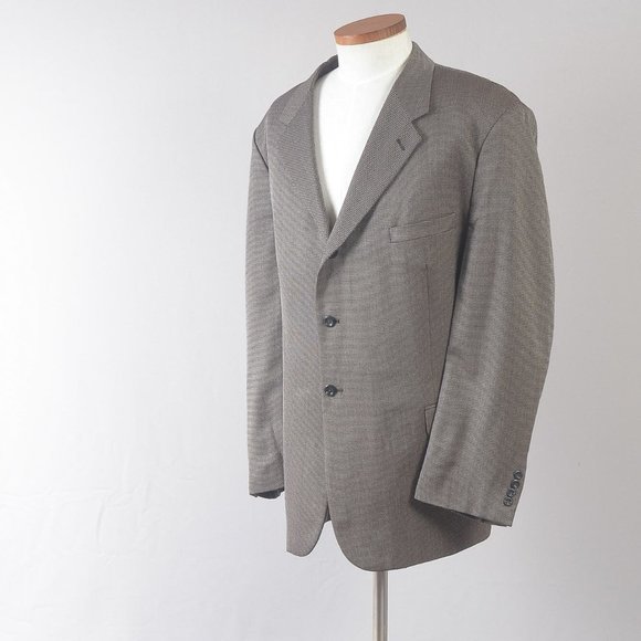 Pronto-Uomo Men's Coat  Blazer Gray Size 54R - Picture 2 of 11